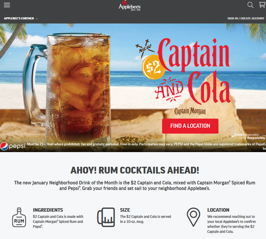 Applebee's Printable Coupon