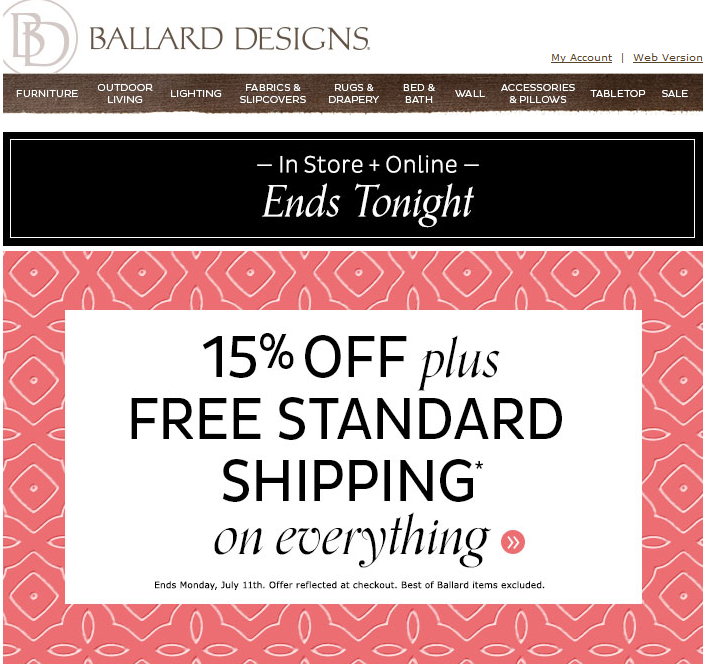 Ballard Designs Printable Coupon