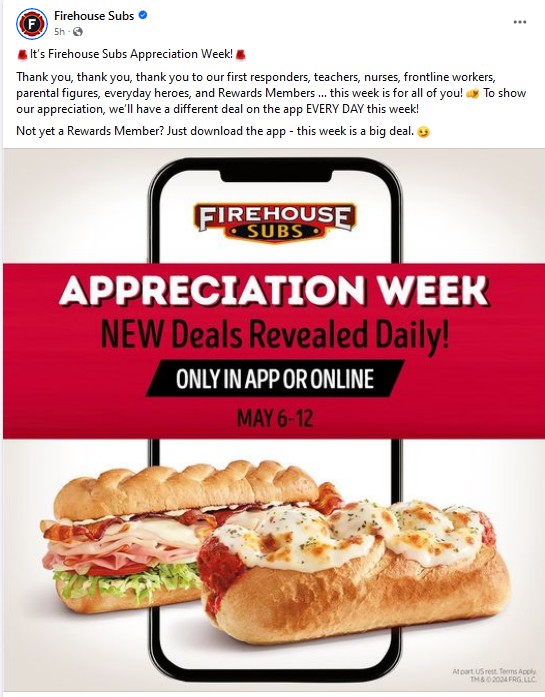 Firehouse Subs Printable Coupon