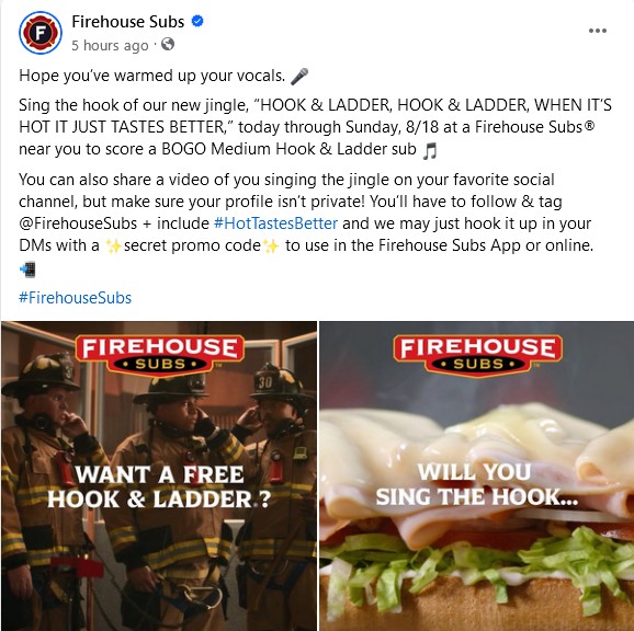 Firehouse Subs Printable Coupon