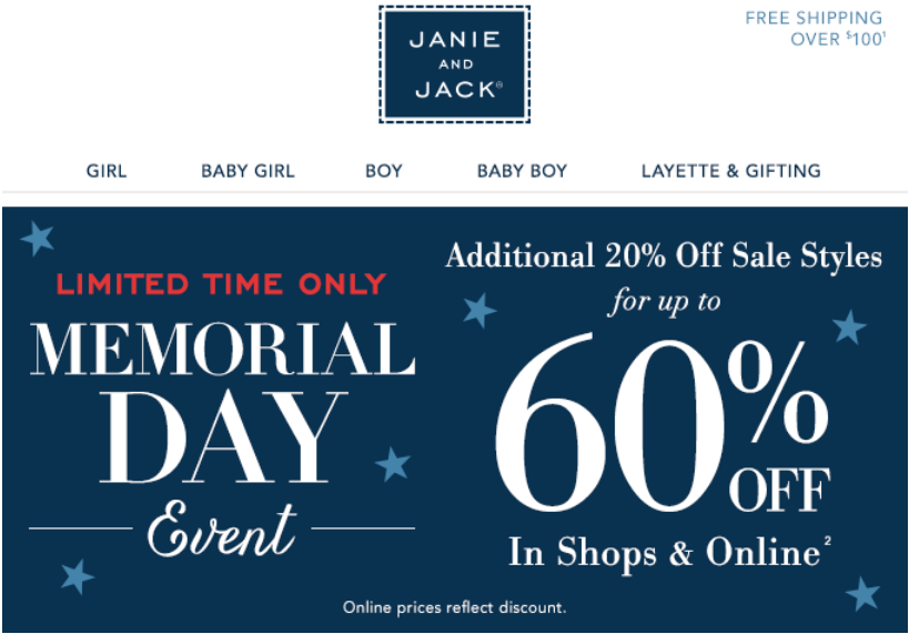 Janie and Jack Printable Coupon